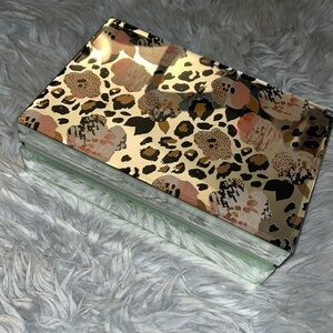 Small leopard printed jewelry box